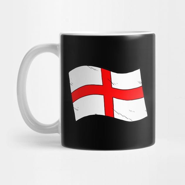 Flag of England by Baddest Shirt Co.